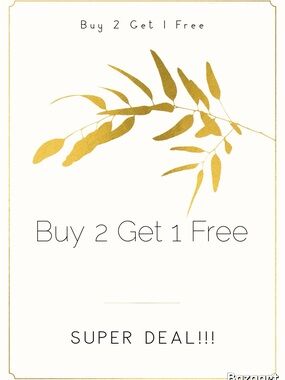 Buy 2 Get 1 Free